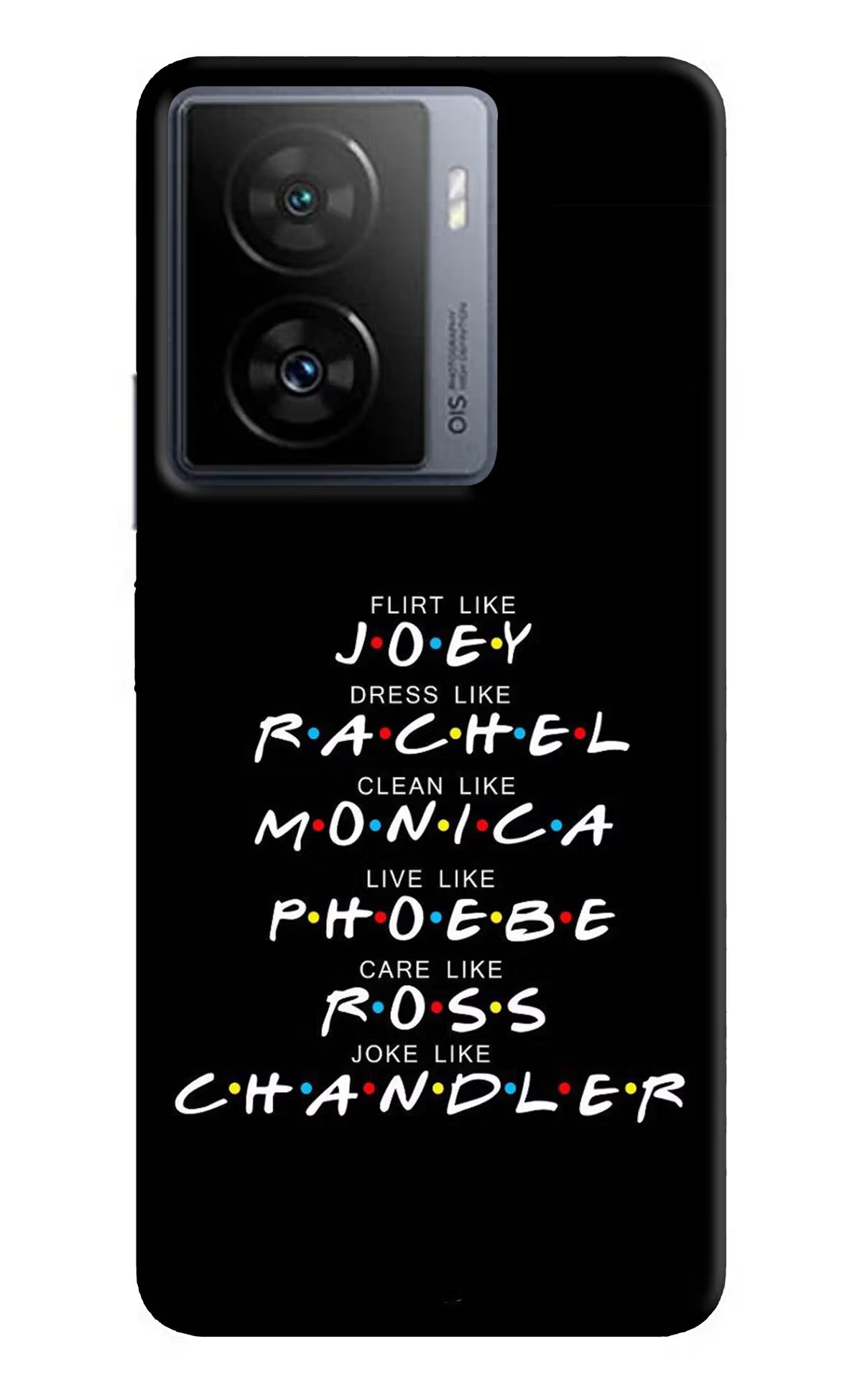 FRIENDS Character iQOO Z7 5G Back Cover