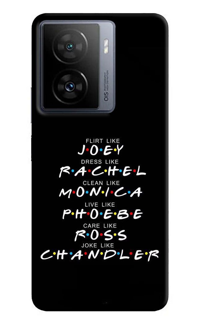 FRIENDS Character iQOO Z7 5G Hard Case Back Cover by Casekaro