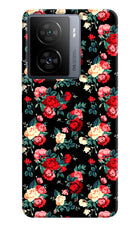 Rose Pattern iQOO Z7 5G Hard Case Back Cover by Casekaro
