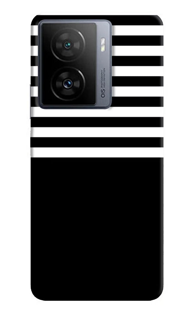 Black and White Print iQOO Z7 5G Hard Case Back Cover by Casekaro