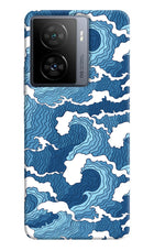Blue Waves iQOO Z7 5G Hard Case Back Cover by Casekaro