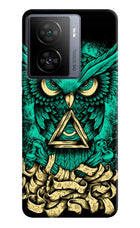 Green Owl iQOO Z7 5G Hard Case Back Cover by Casekaro
