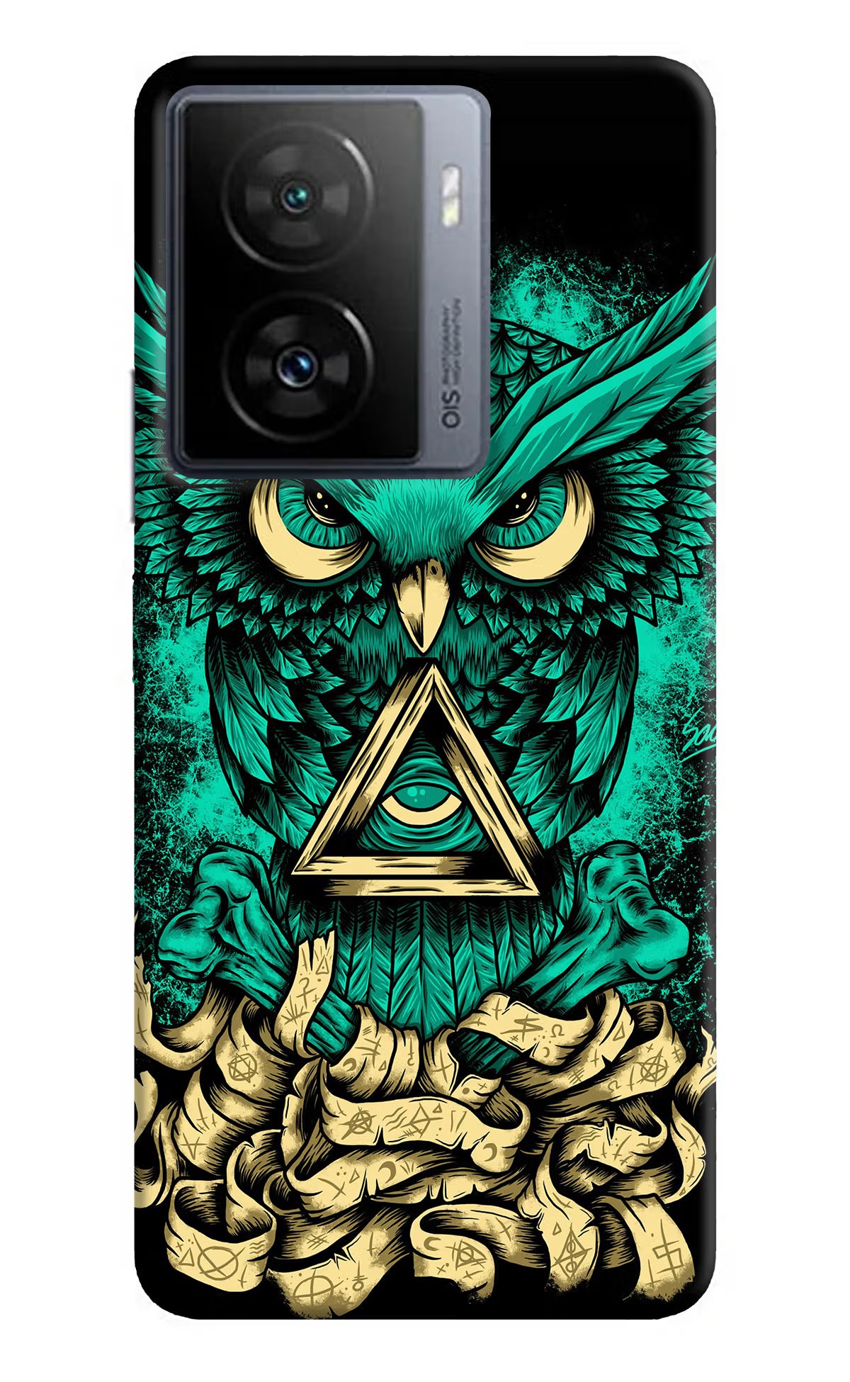 Green Owl iQOO Z7 5G Back Cover