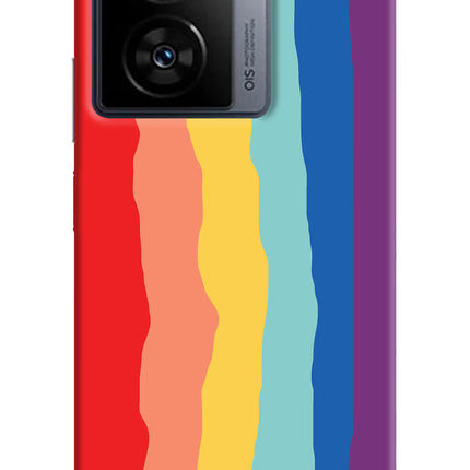 Rainbow iQOO Z7 5G Hard Case Back Cover by Casekaro