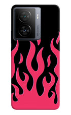 Fire Flames iQOO Z7 5G Hard Case Back Cover by Casekaro