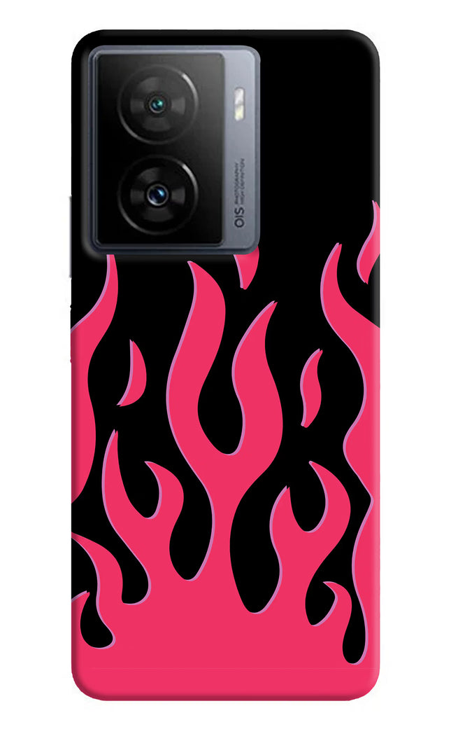 Fire Flames iQOO Z7 5G Hard Case Back Cover by Casekaro