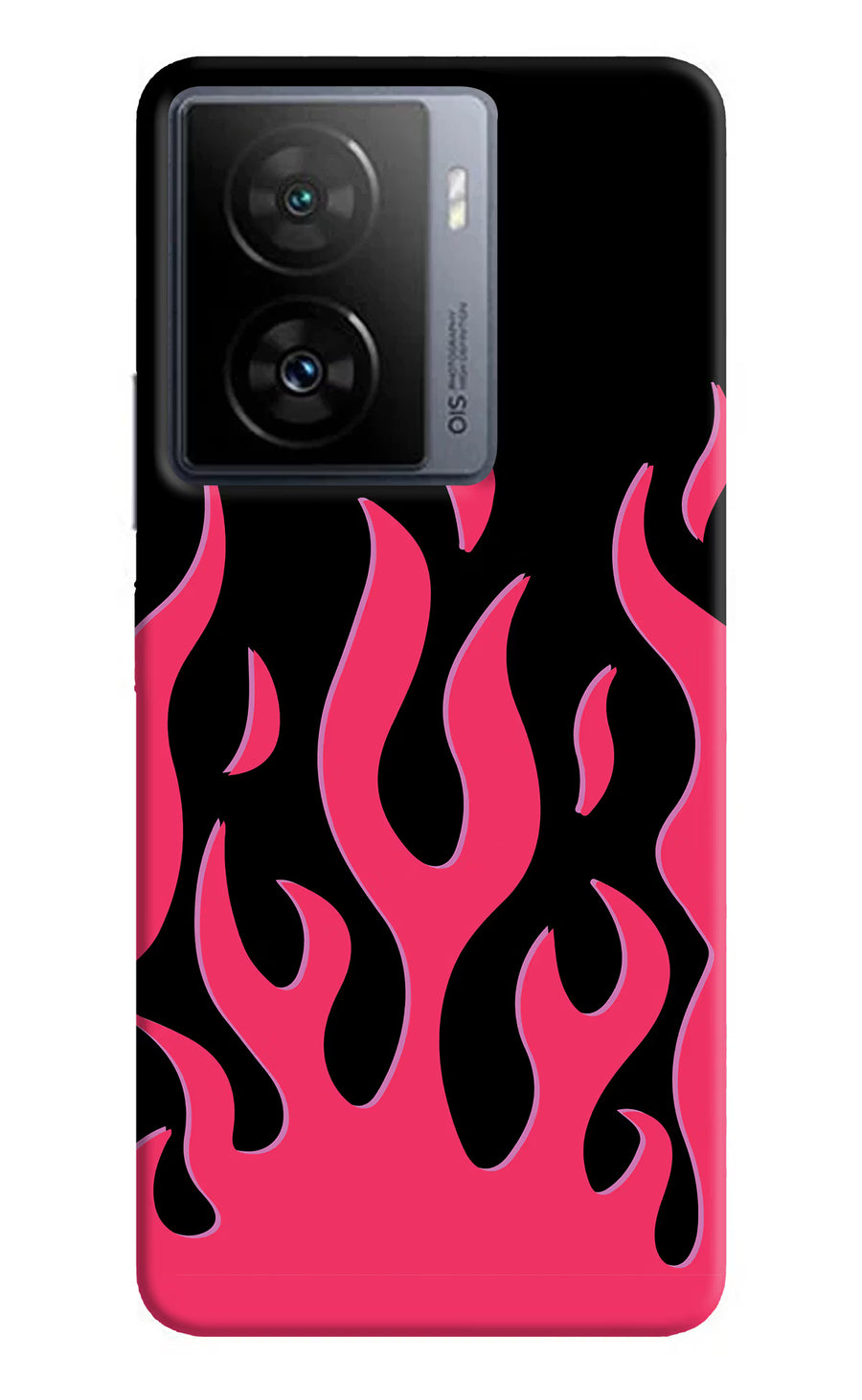Fire Flames iQOO Z7 5G Back Cover, Hard case