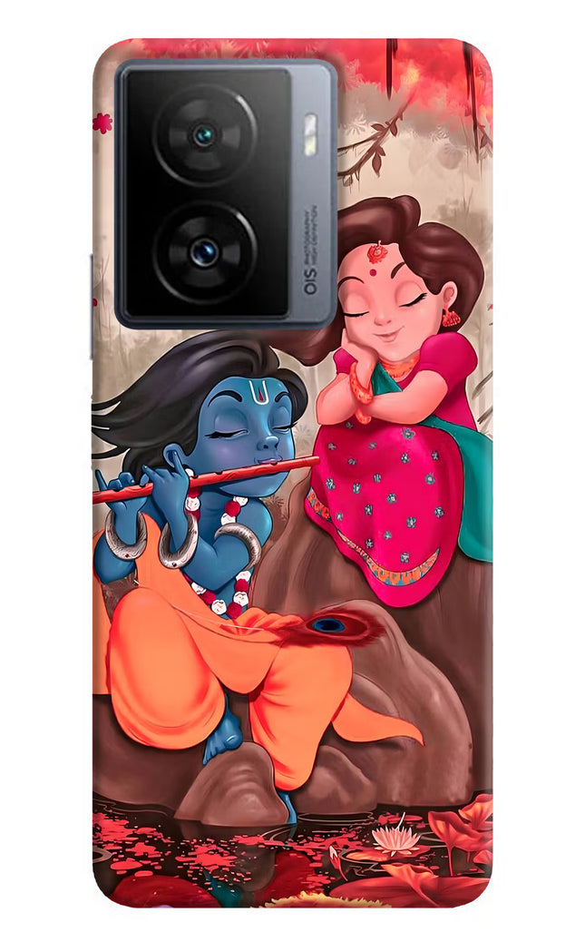 Radhe Krishna iQOO Z7 5G Hard Case Back Cover by Casekaro