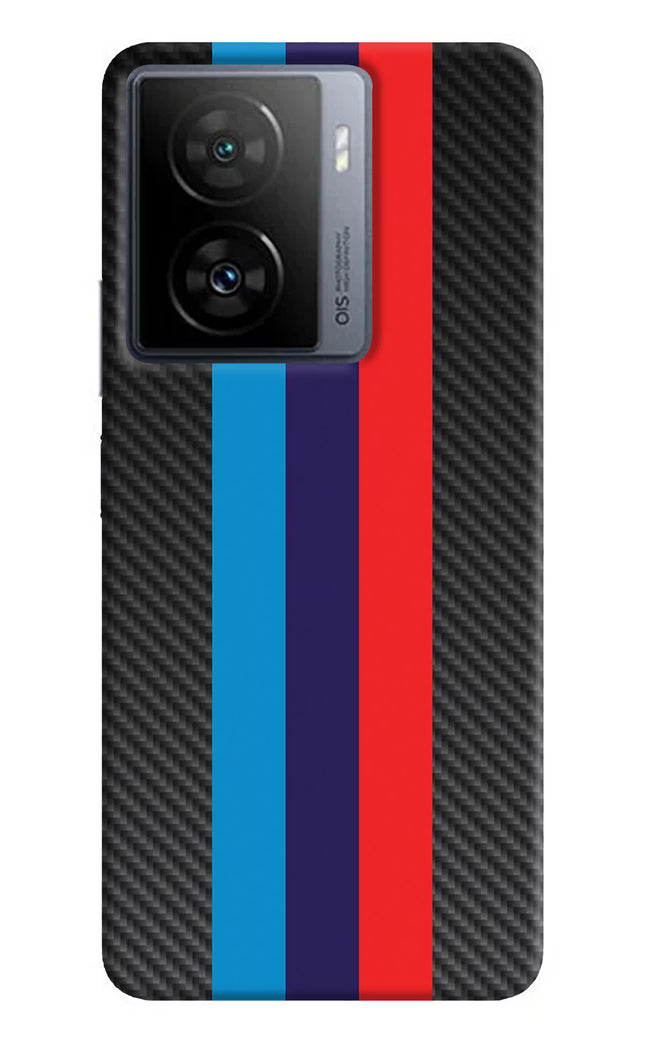 BMW Stripes Pattern iQOO Z7 5G Hard Case Back Cover by Casekaro