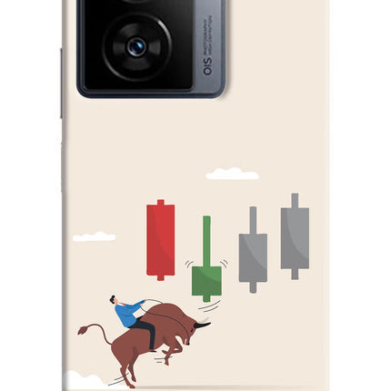 Bull Trading Momentum iQOO Z7 5G Hard Case Back Cover by Casekaro