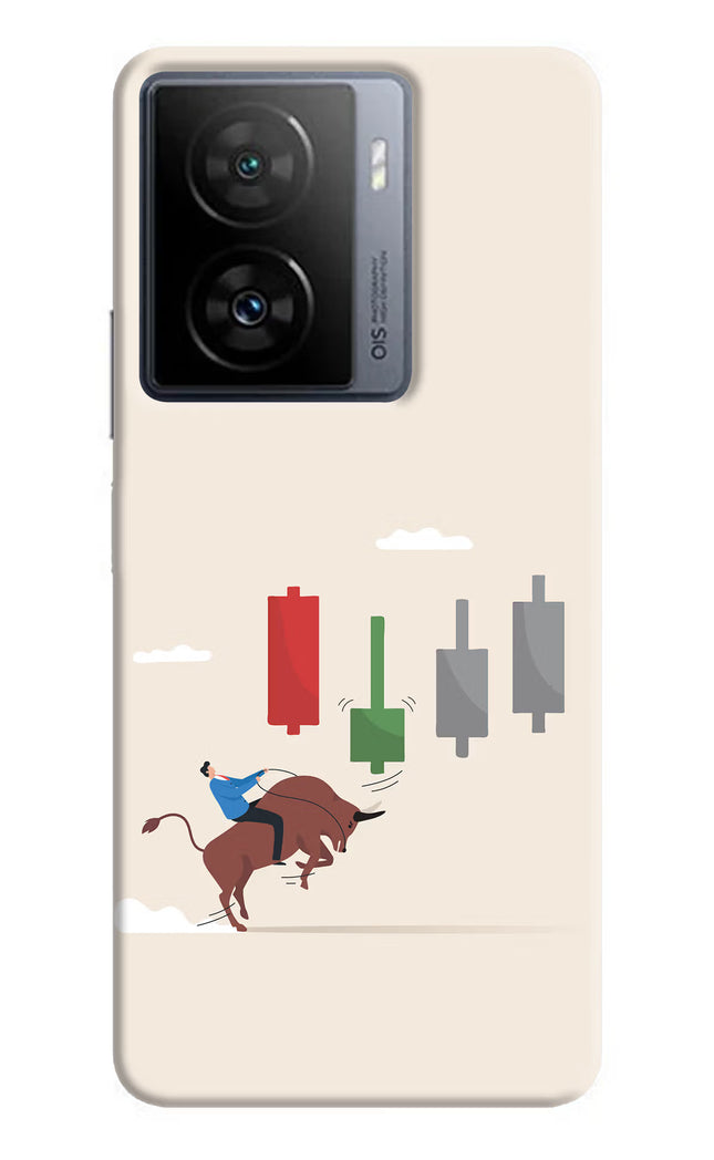 Bull Trading Momentum iQOO Z7 5G Hard Case Back Cover by Casekaro