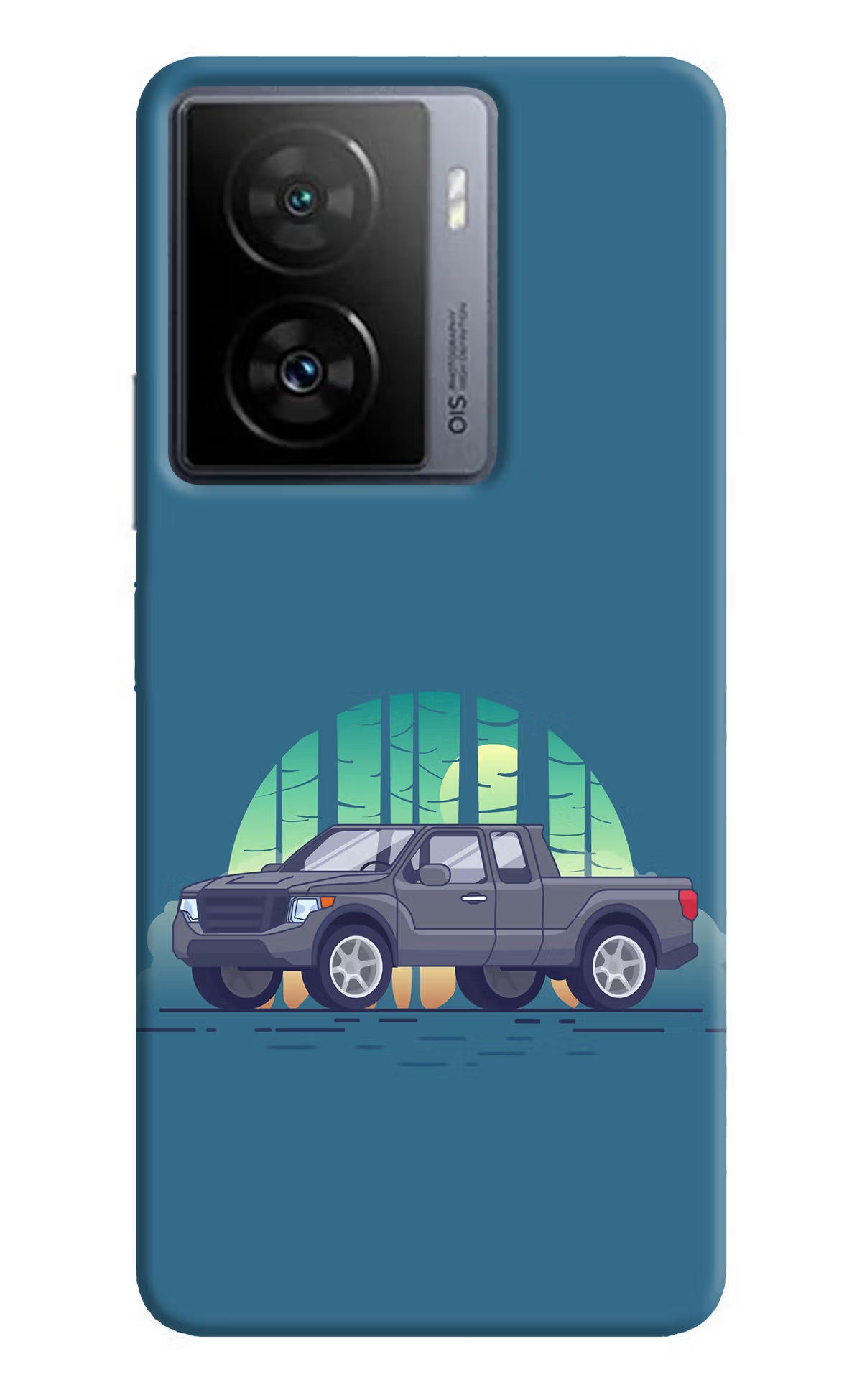 Retro Garage Vibe iQOO Z7 5G Back Cover
