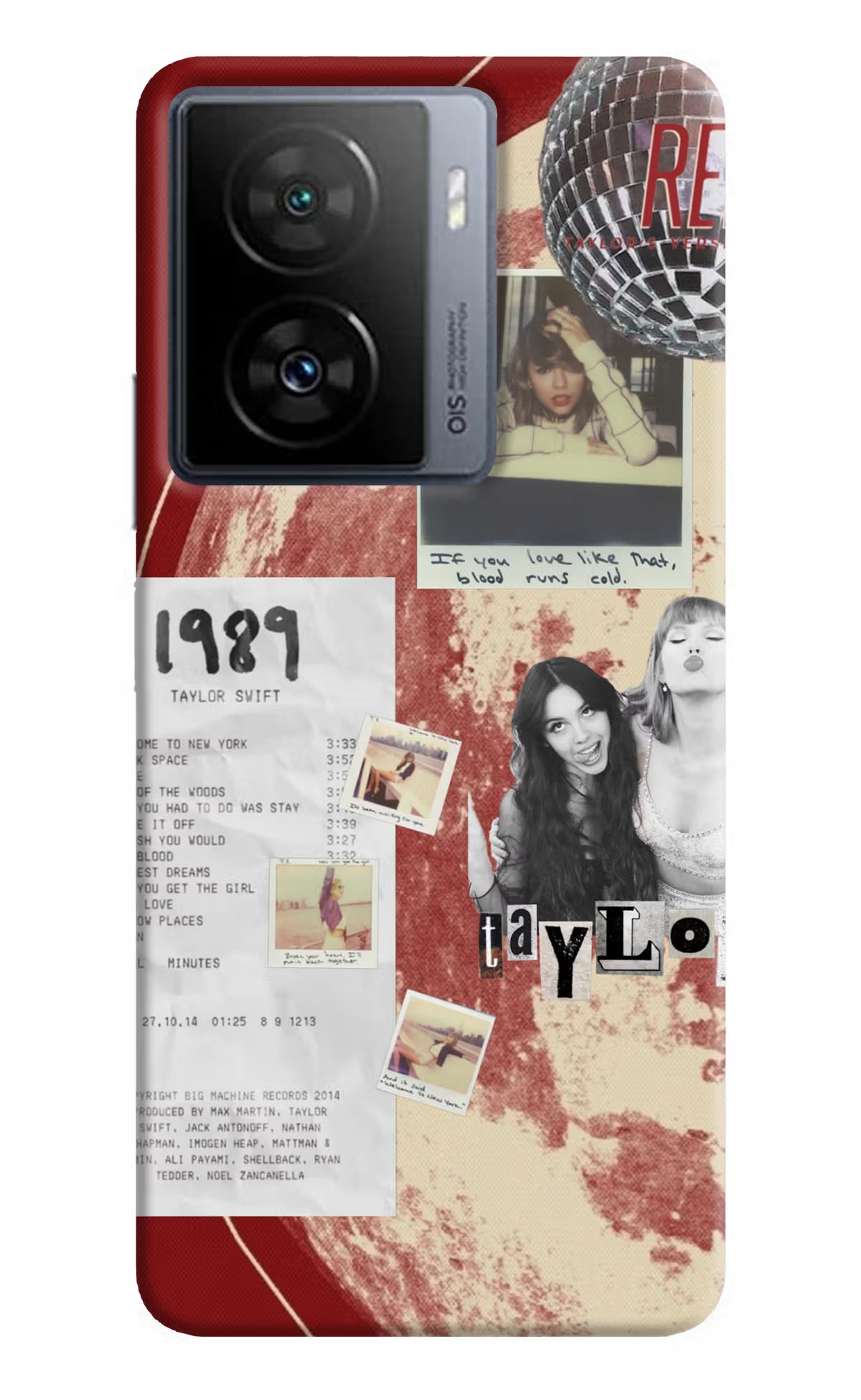 Taylor Swift iQOO Z7 5G Back Cover