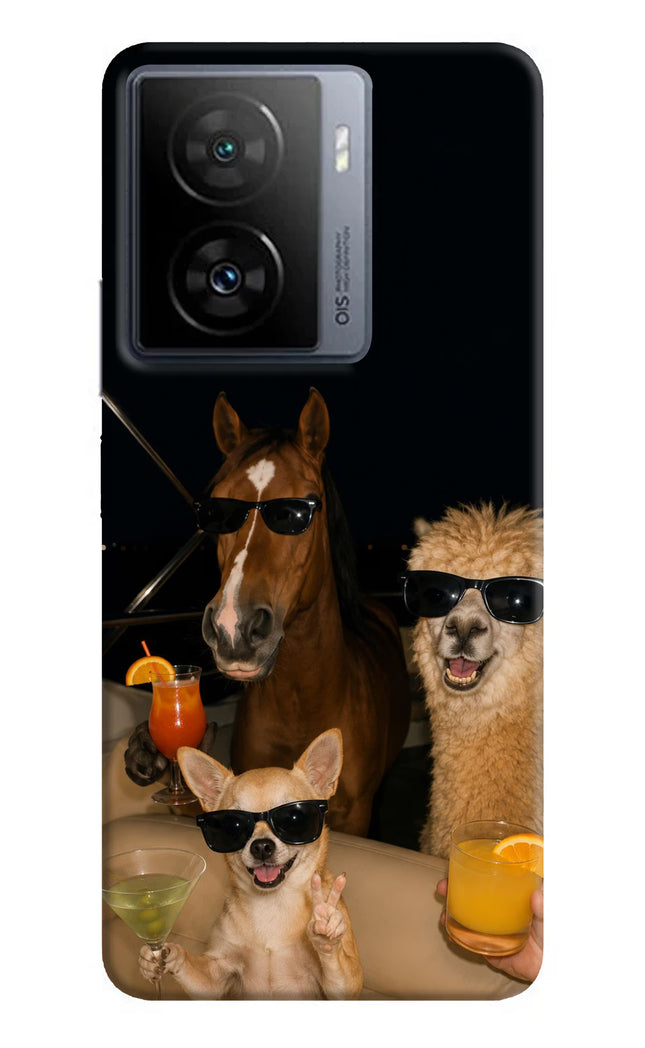 Party Squad iQOO Z7 5G Hard Case Back Cover by Casekaro