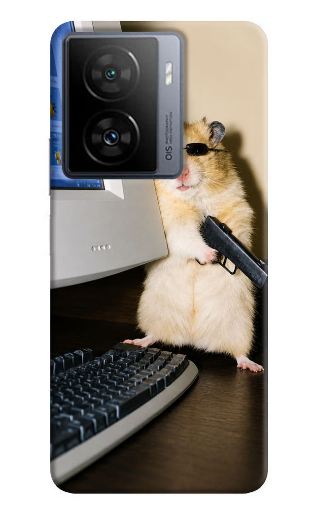 Hacker Hamster iQOO Z7 5G Hard Case Back Cover by Casekaro