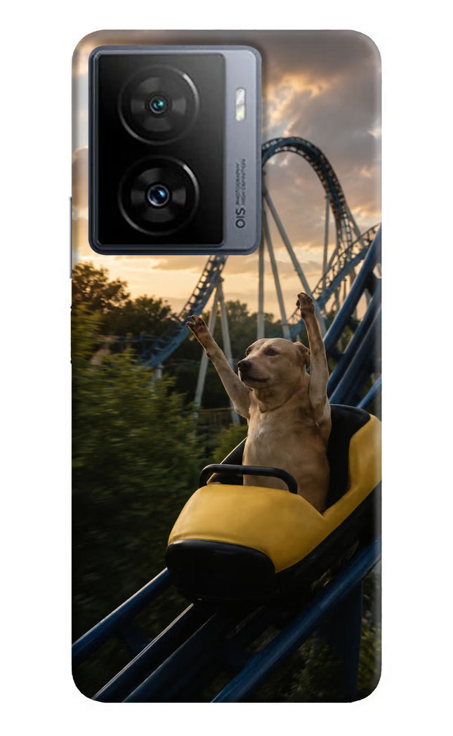 Rollercoaster Dog iQOO Z7 5G Hard Case Back Cover by Casekaro
