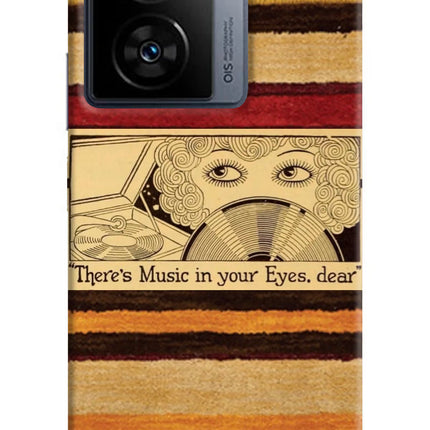 Vinyl Stripes iQOO Z7 5G Hard Case Back Cover by Casekaro