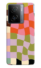 Wavy Grid iQOO Z7 5G Hard Case Back Cover by Casekaro