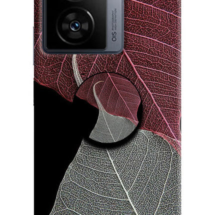 Leaf Pattern iQOO Z7 5G Pop Case by Casekaro