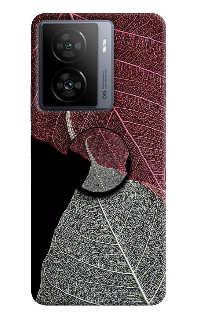 Leaf Pattern iQOO Z7 5G Pop Case by Casekaro