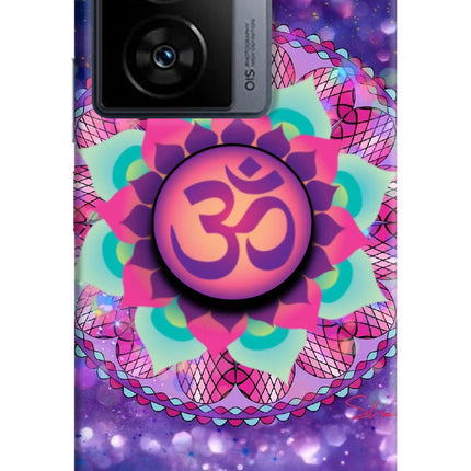 Om Purple iQOO Z7 5G Pop Case by Casekaro