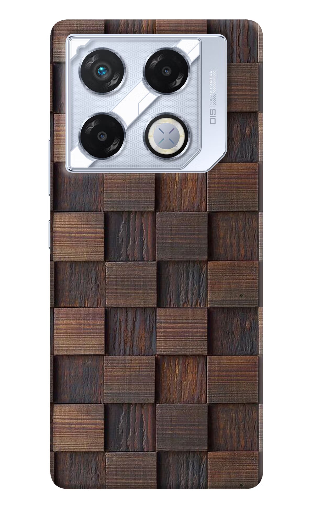Wooden Cube Design Infinix GT 20 Pro Back Cover