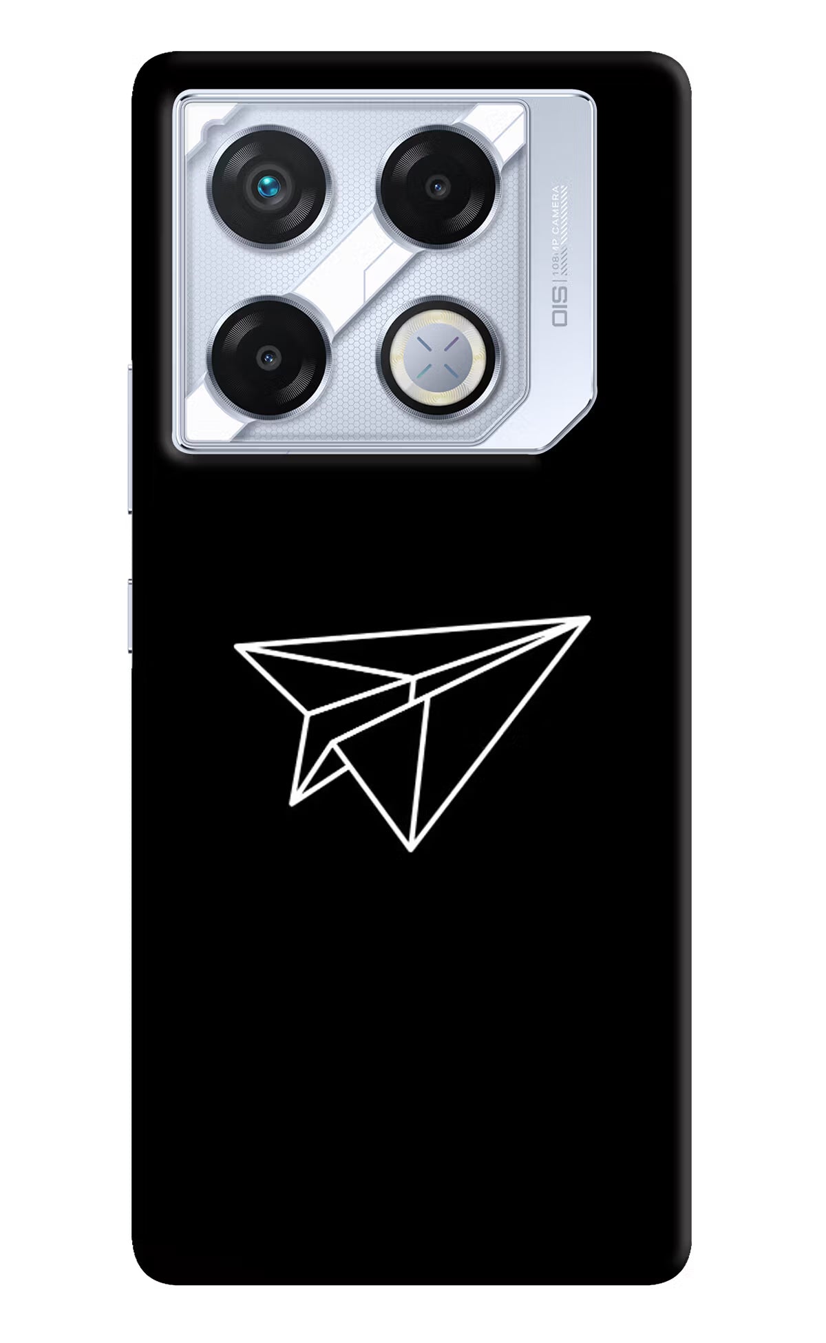 Paper Plane White Infinix GT 20 Pro Back Cover