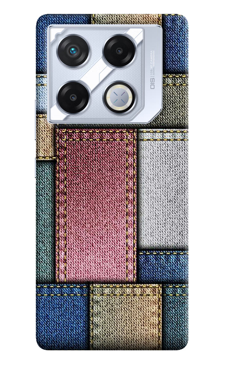 Multicolor Jeans Infinix GT 20 Pro Back Cover, Hard case