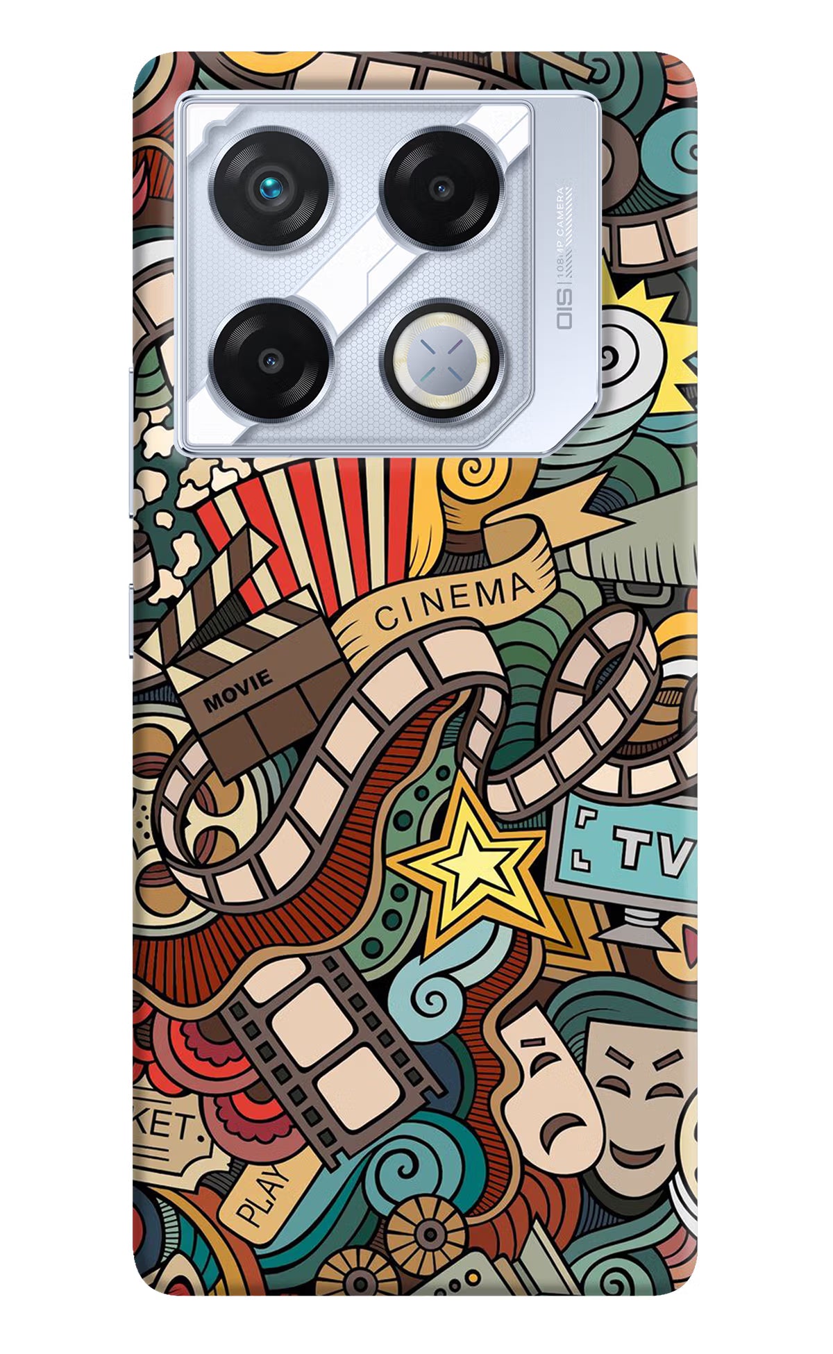 Cinema Abstract Infinix GT 20 Pro Back Cover