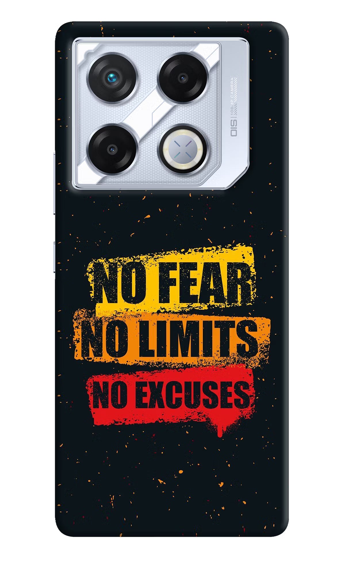 No Fear No Limits No Excuse Infinix GT 20 Pro Back Cover