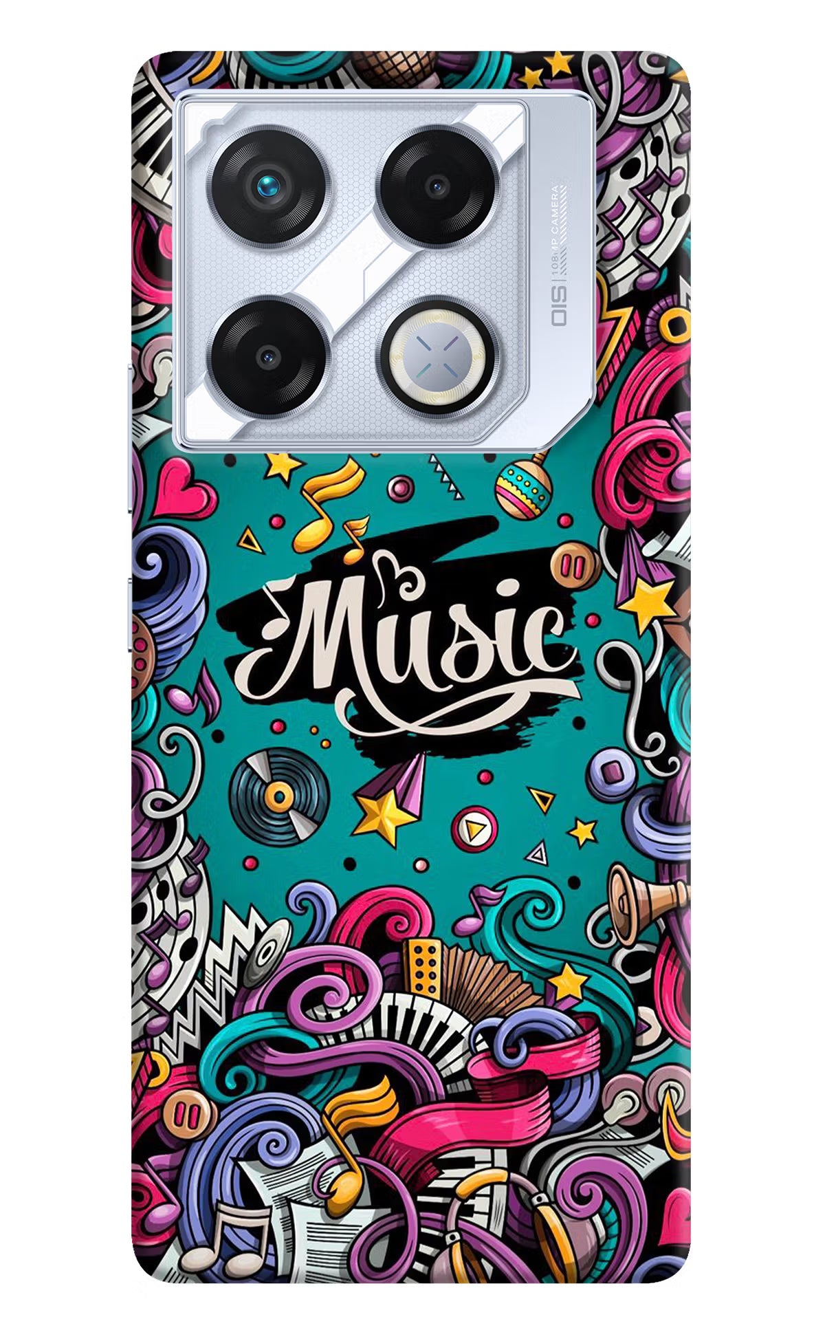 Music Graffiti Infinix GT 20 Pro Back Cover
