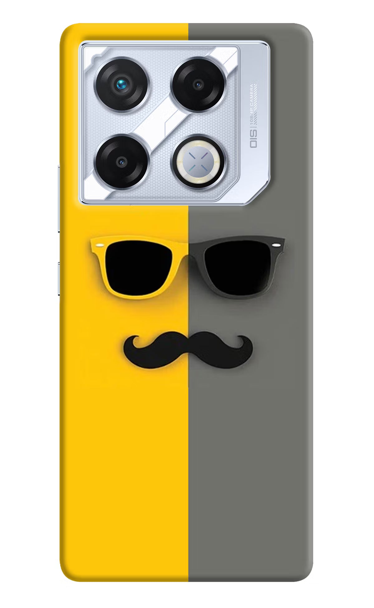 Sunglasses with Mustache Infinix GT 20 Pro Back Cover