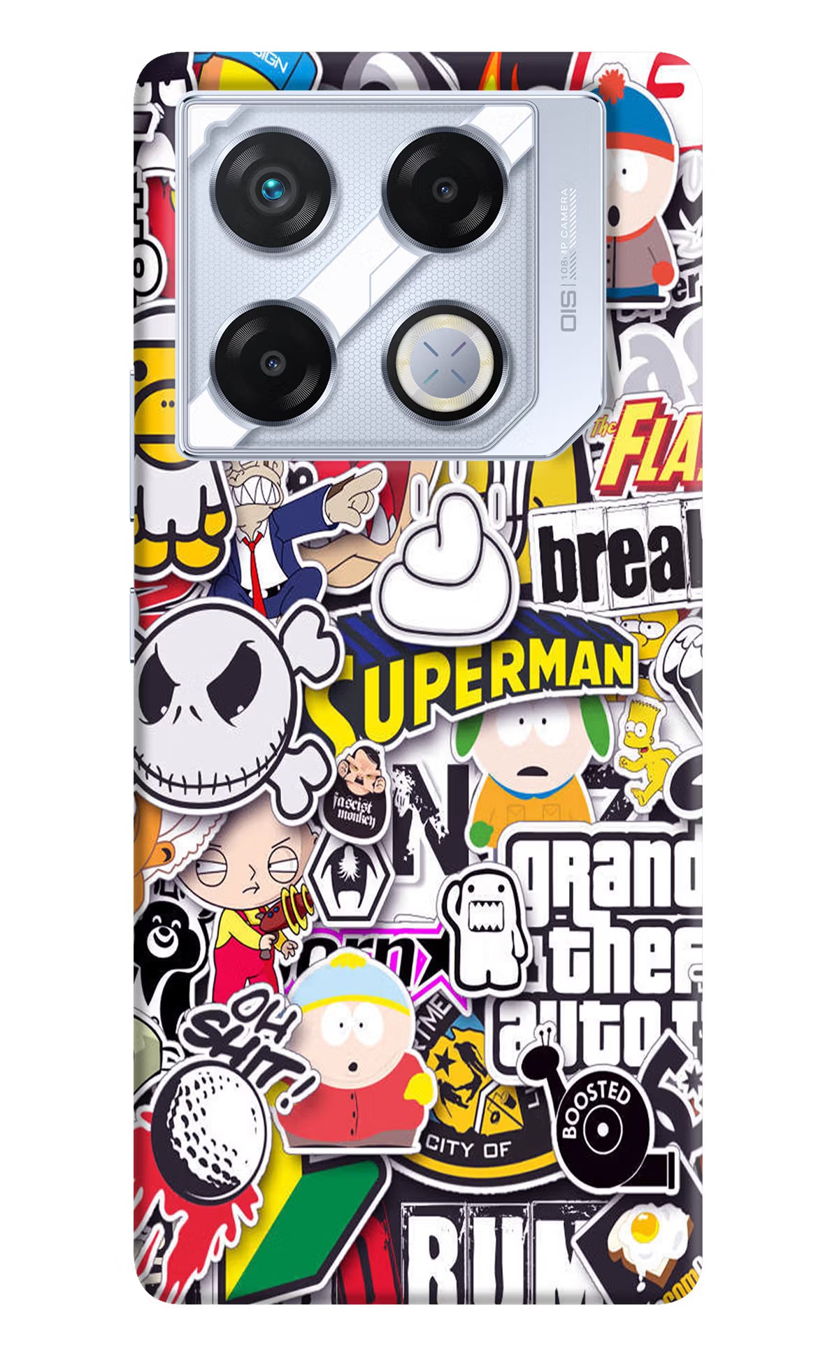 Sticker Bomb Infinix GT 20 Pro Back Cover