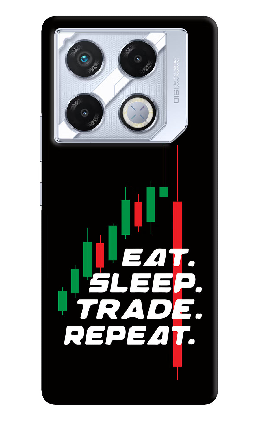 Eat Sleep Trade Repeat Infinix GT 20 Pro Back Cover, Hard case