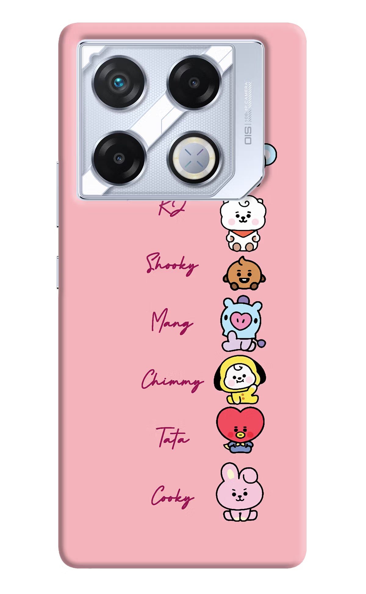 BTS names Infinix GT 20 Pro Back Cover