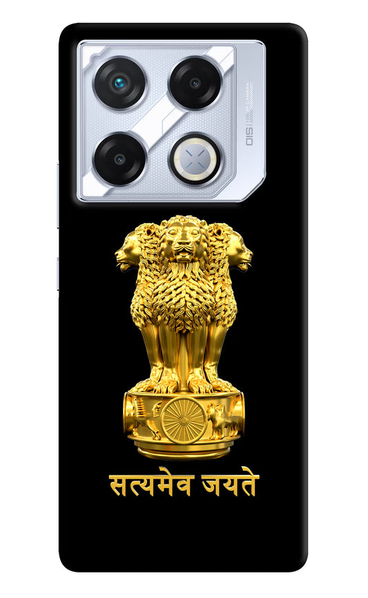 Satyamev Jayate Golden Infinix GT 20 Pro Hard Case Back Cover by Casekaro