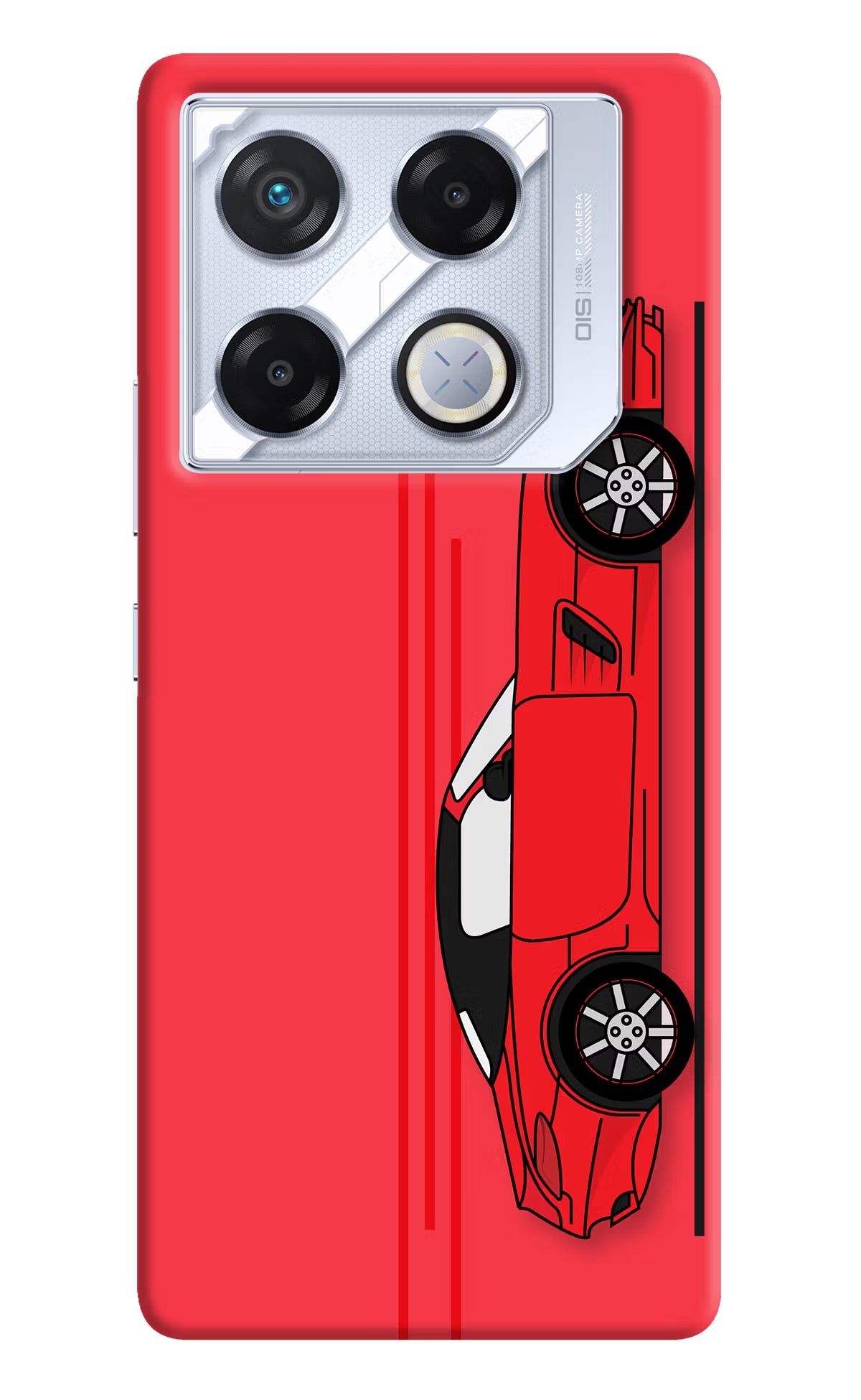 Red Velocity Infinix GT 20 Pro Back Cover
