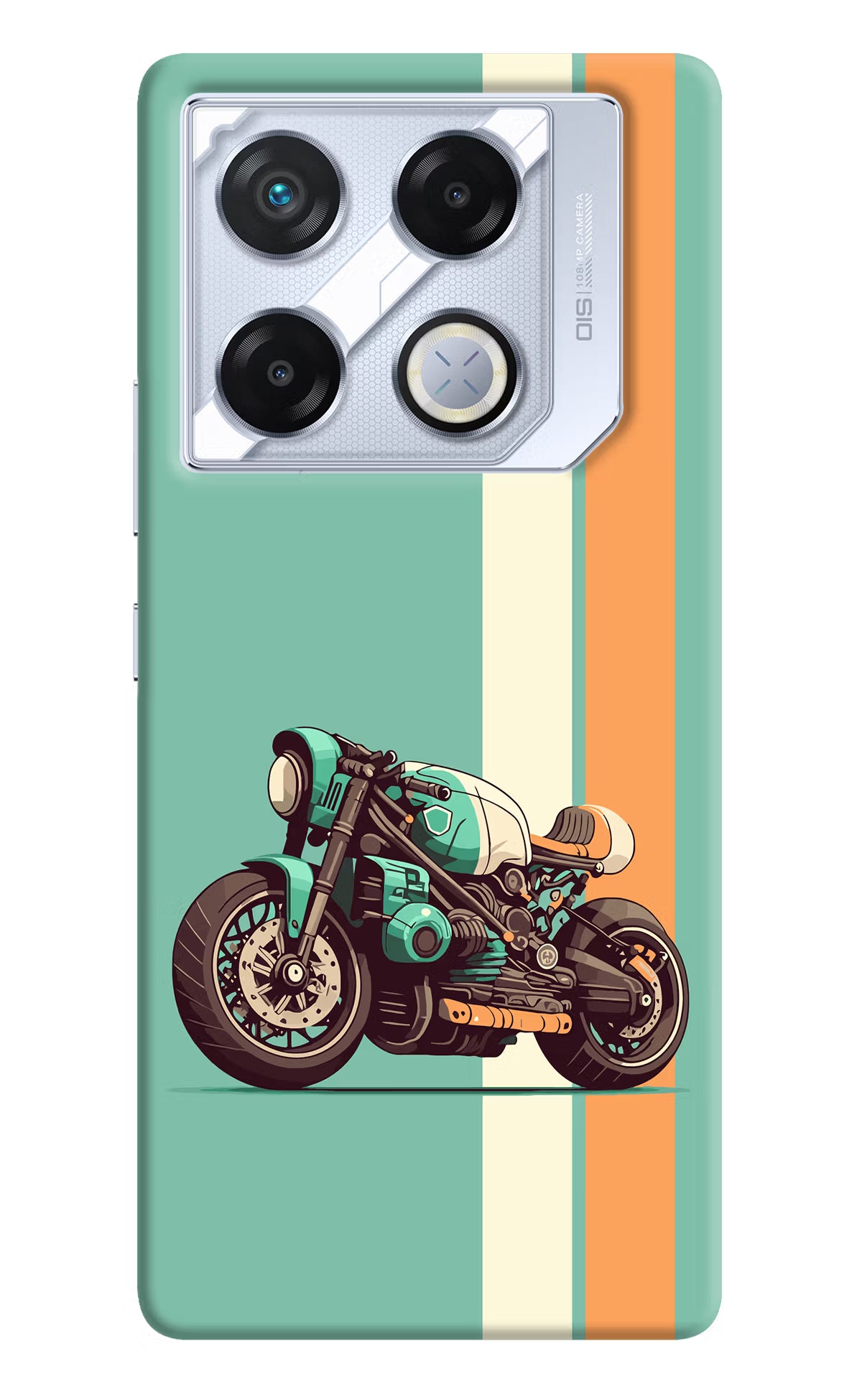 Striped Moto Drift Infinix GT 20 Pro Back Cover