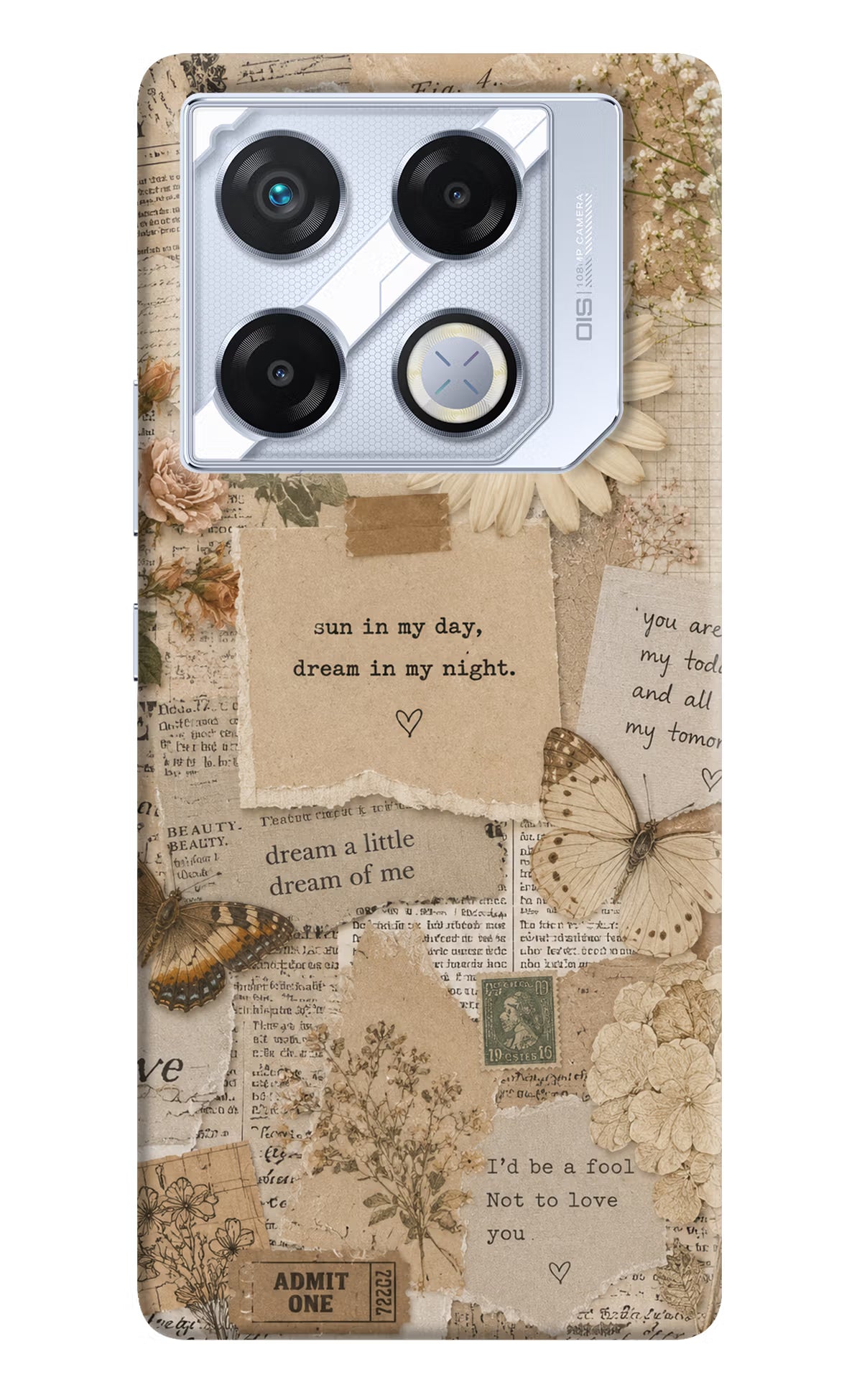 Vintage case Infinix GT 20 Pro Back Cover