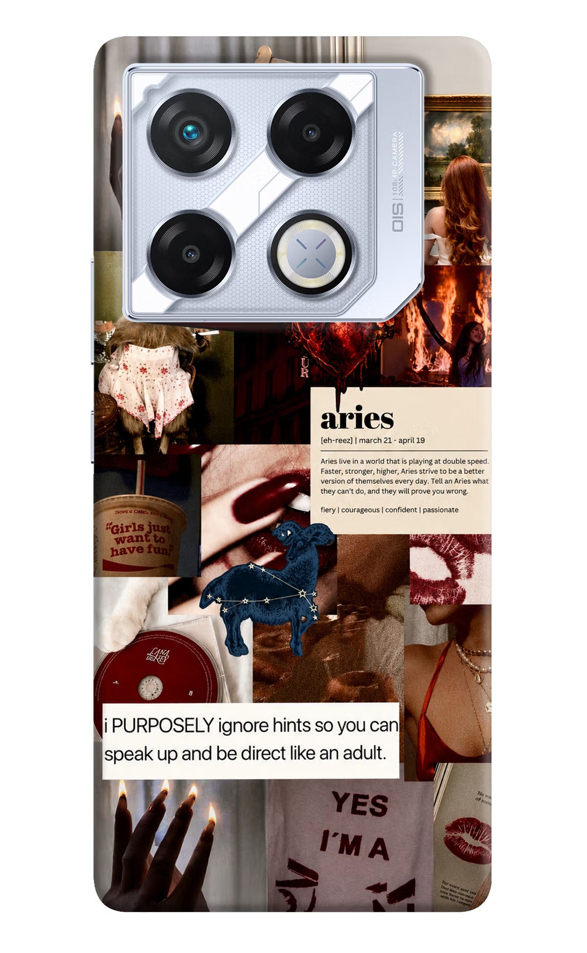 Zodiac Aries Infinix GT 20 Pro Back Cover