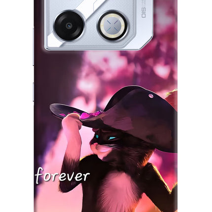 Forever Cat Infinix GT 20 Pro Hard Case Back Cover by Casekaro