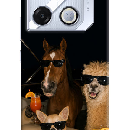 Party Squad Infinix GT 20 Pro Hard Case Back Cover by Casekaro