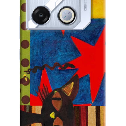 Pop Cat Infinix GT 20 Pro Hard Case Back Cover by Casekaro