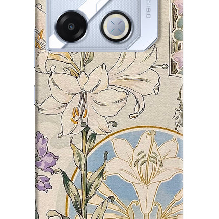 White Lily Infinix GT 20 Pro Hard Case Back Cover by Casekaro