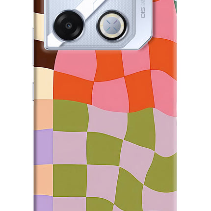 Wavy Grid Infinix GT 20 Pro Hard Case Back Cover by Casekaro