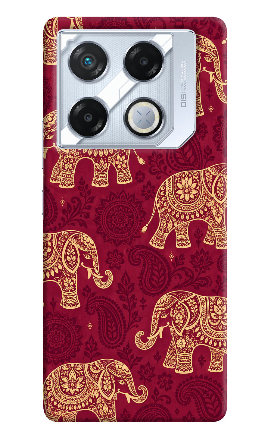 Maroon Elephant Infinix GT 20 Pro Back Cover, Hard case