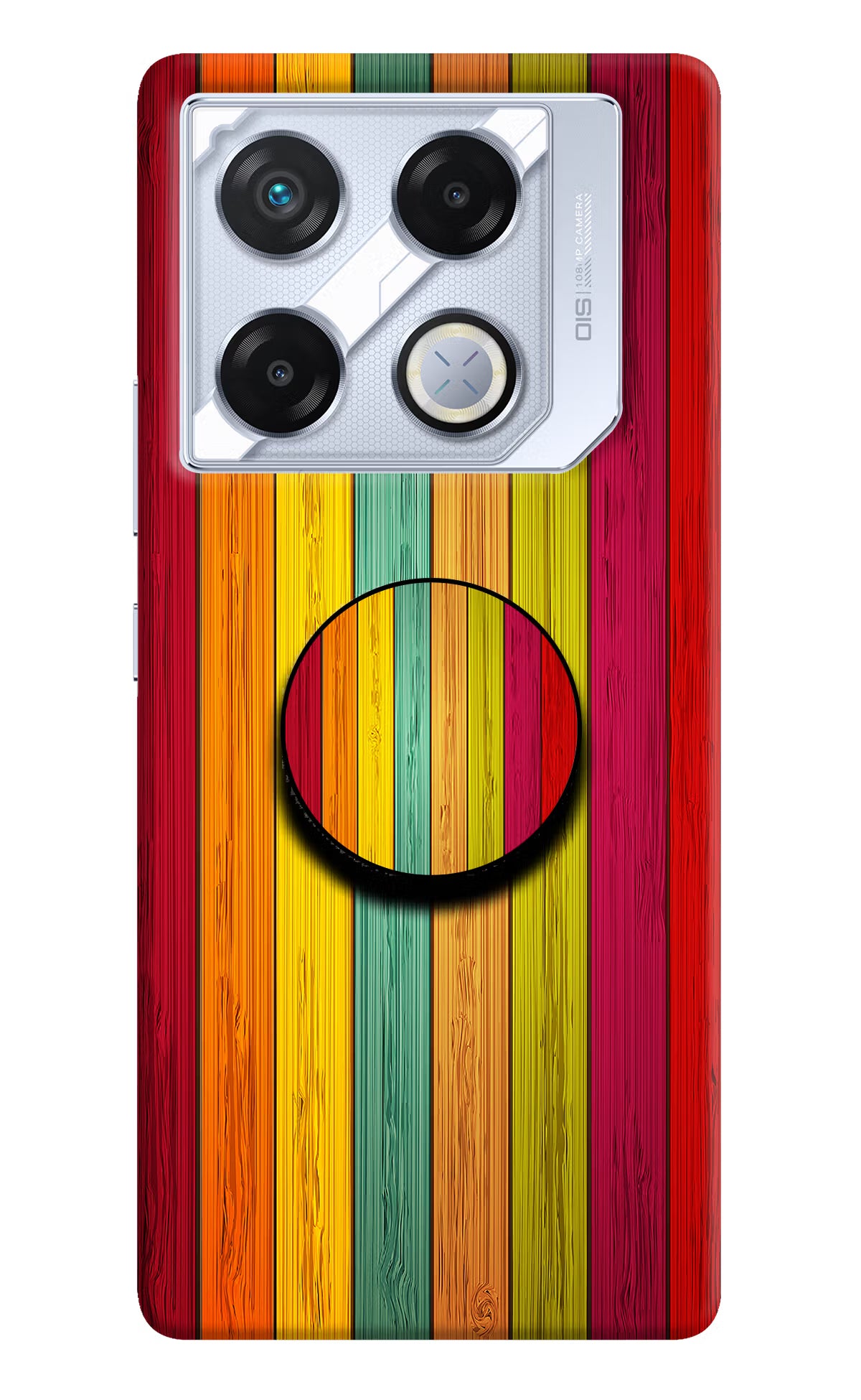 Multicolor Wooden Infinix GT 20 Pro Pop Case
