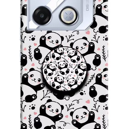 Cute Panda Infinix GT 20 Pro Pop Case by Casekaro