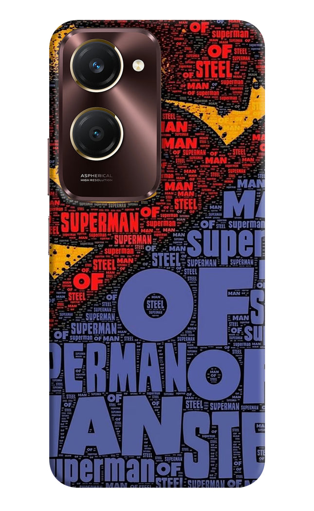 Superman Vivo Y28e 5G Hard Case Back Cover by Casekaro