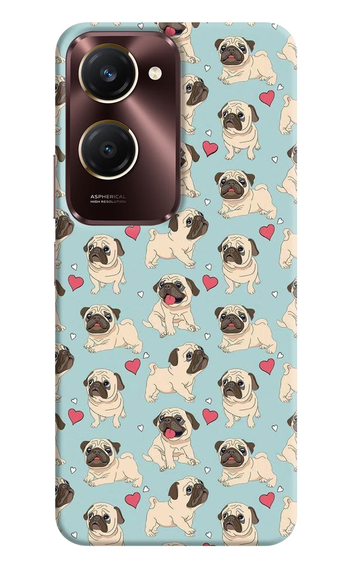 Pug Dog Vivo Y28e 5G Back Cover